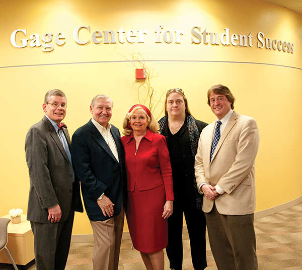 Gage Family with President Paul C. Pribbenow